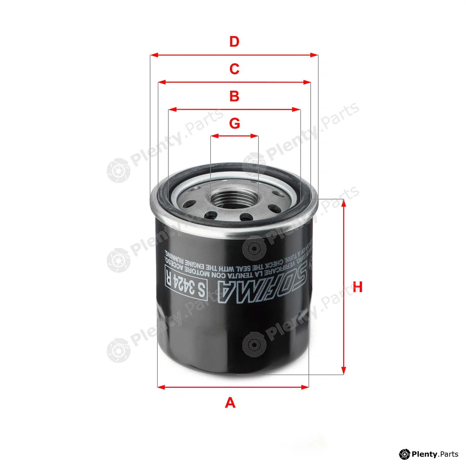 Sofima S3424R — Oil Filter