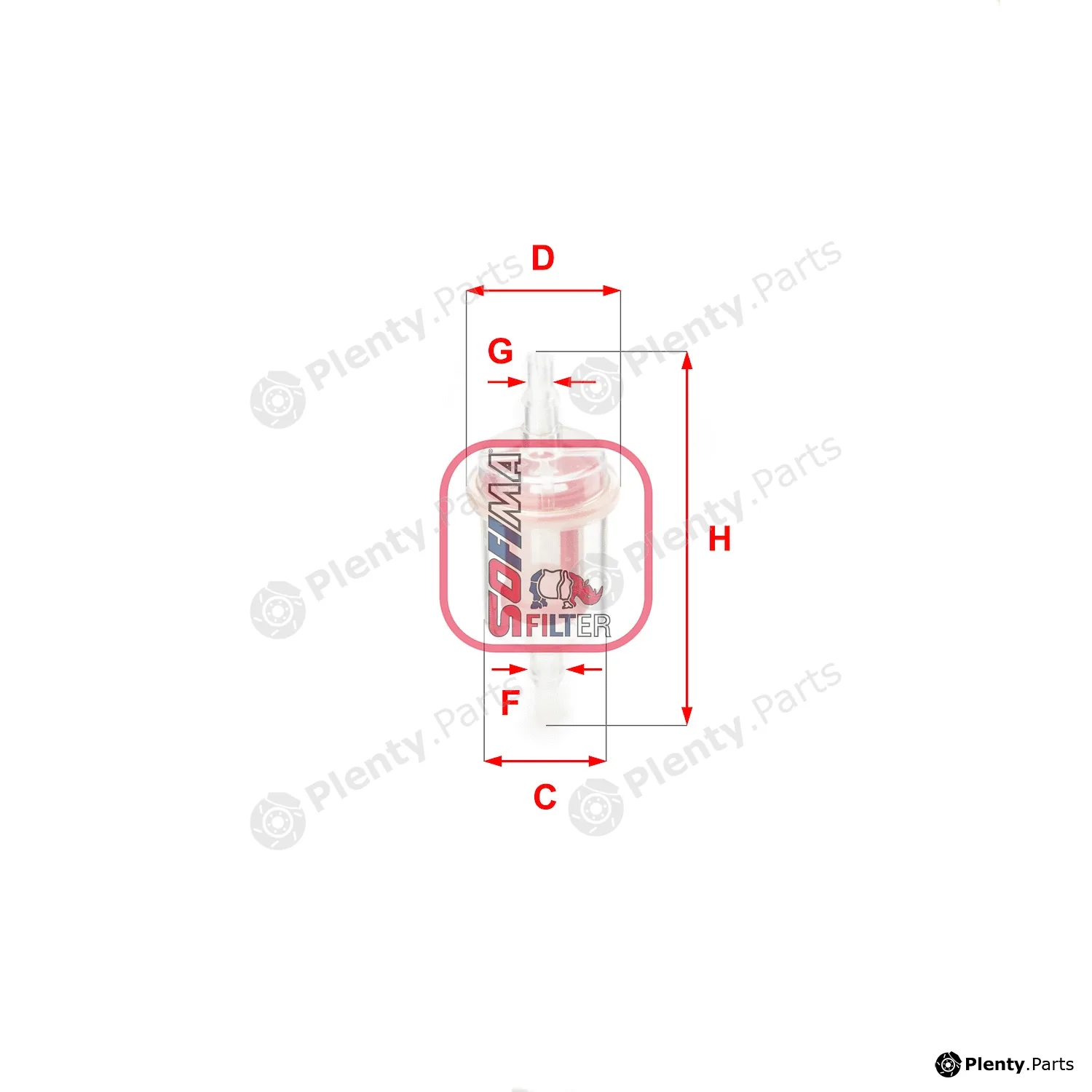 Sofima S1027B — Fuel Filter
