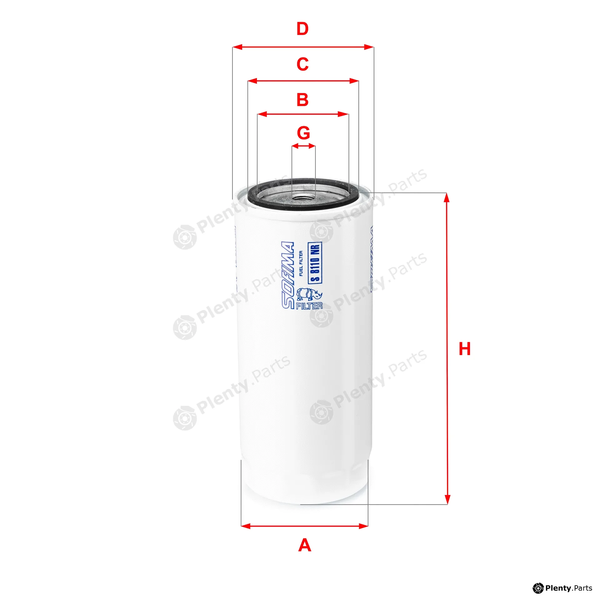 Sofima S8110NR — Fuel Filter