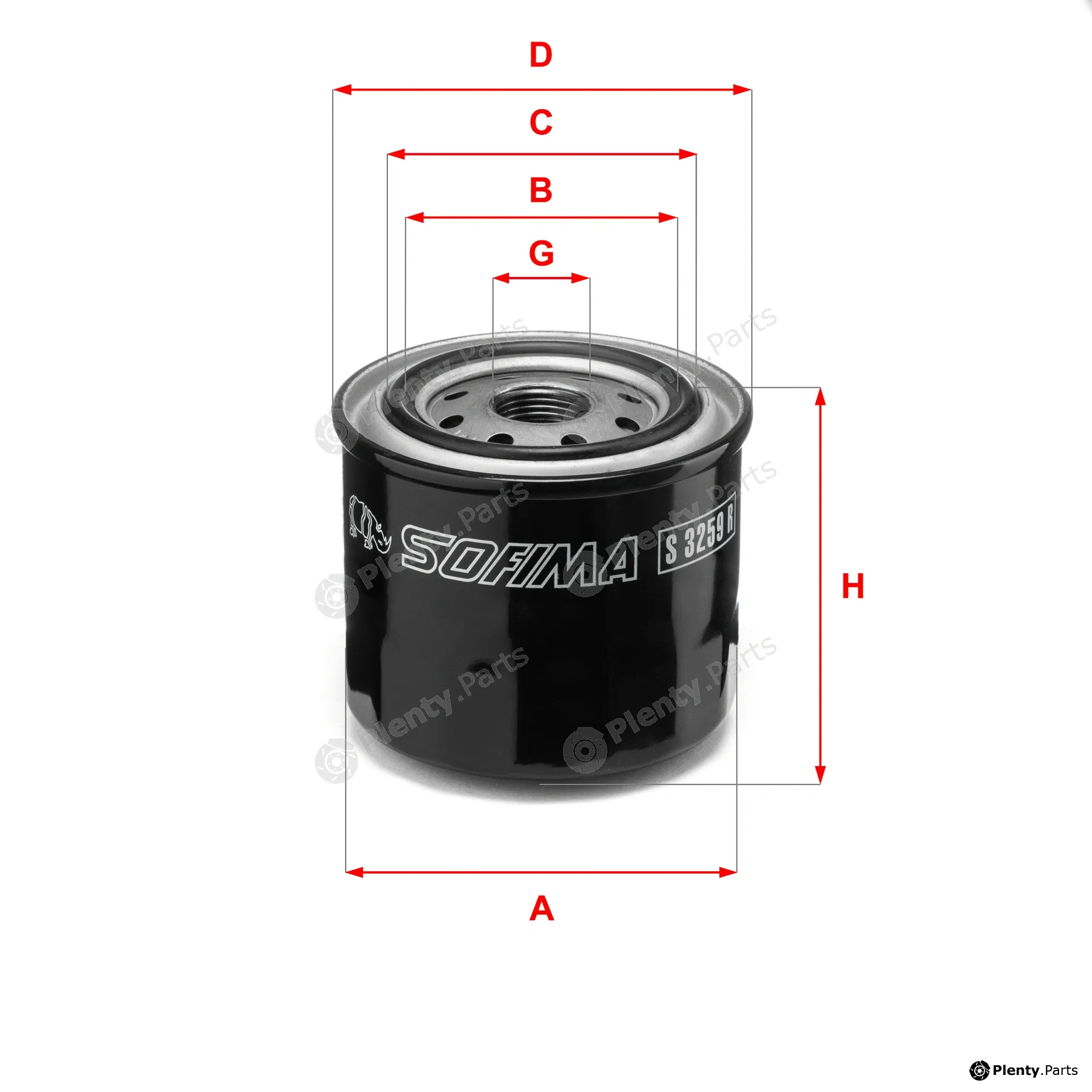 Sofima S3259R — Oil Filter