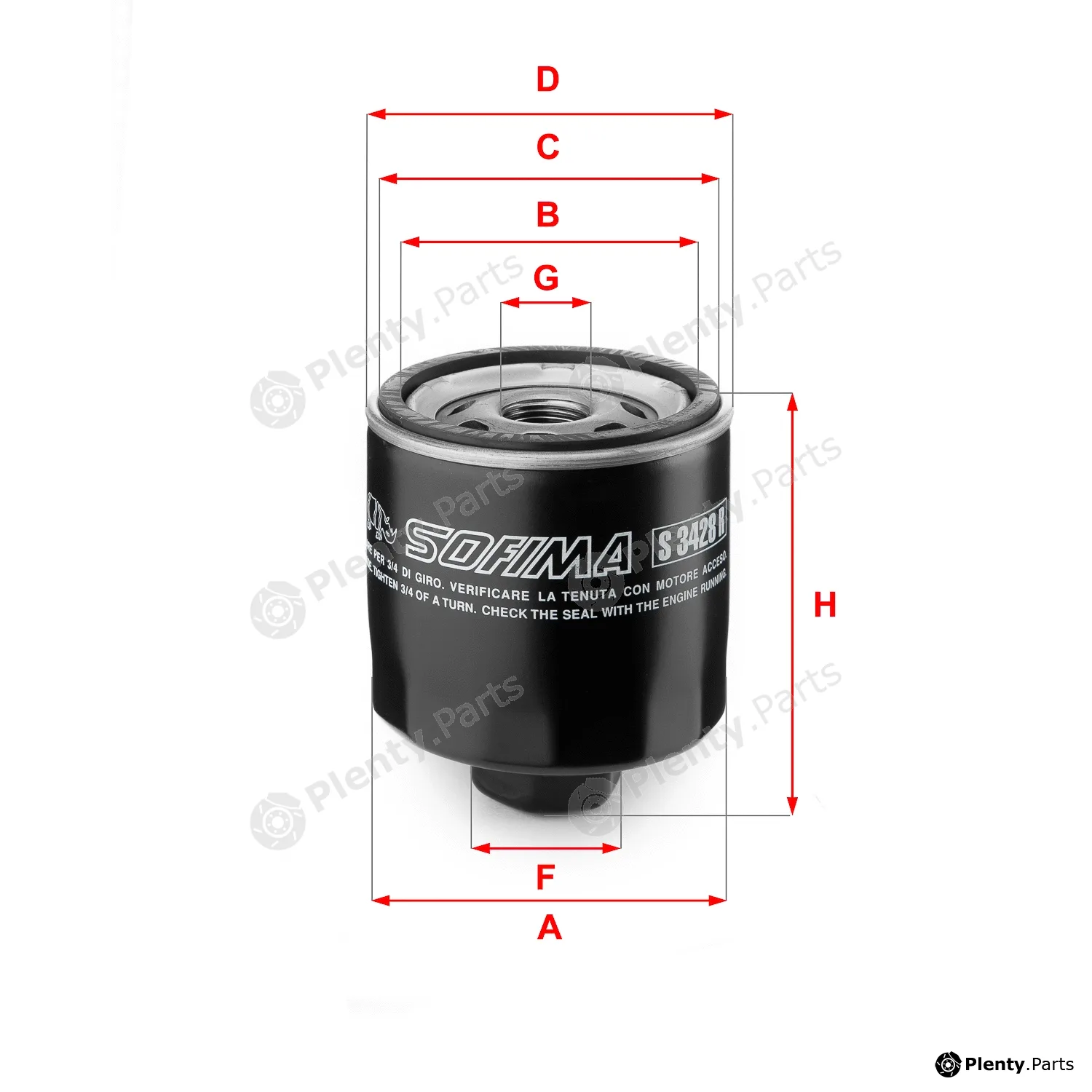 Sofima S3428R — Oil Filter