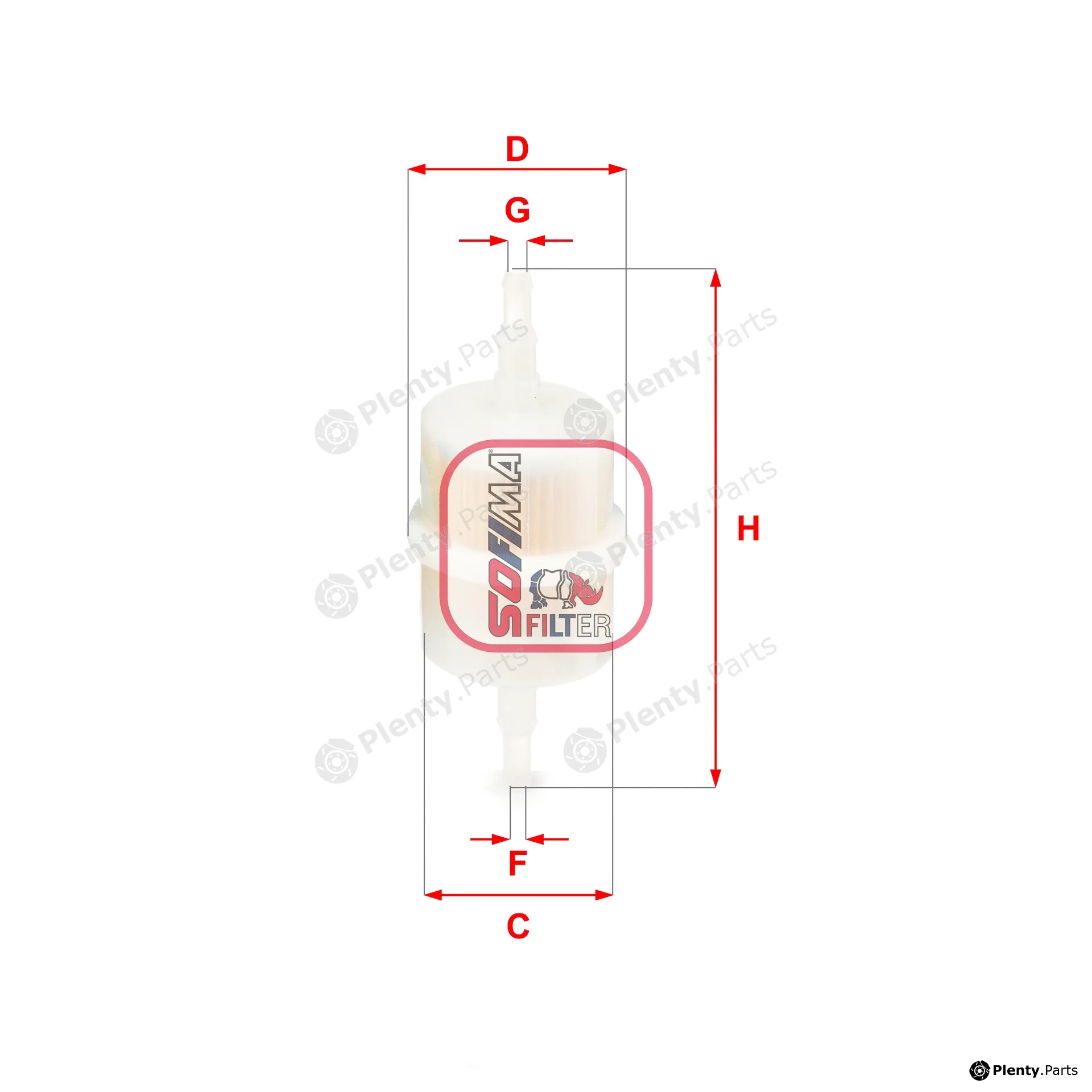 Sofima S1012B — Fuel Filter