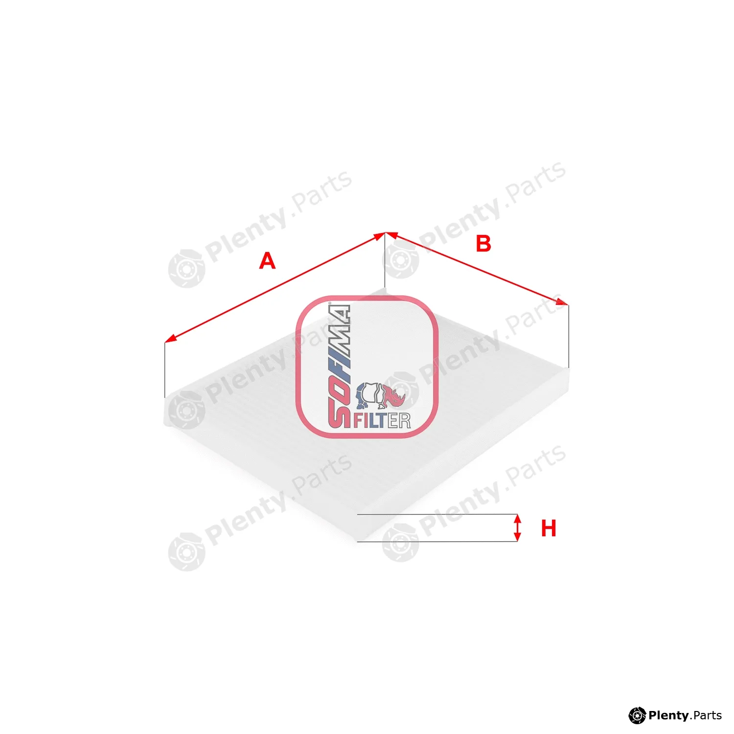 Sofima S3149C — Filter, cabin air