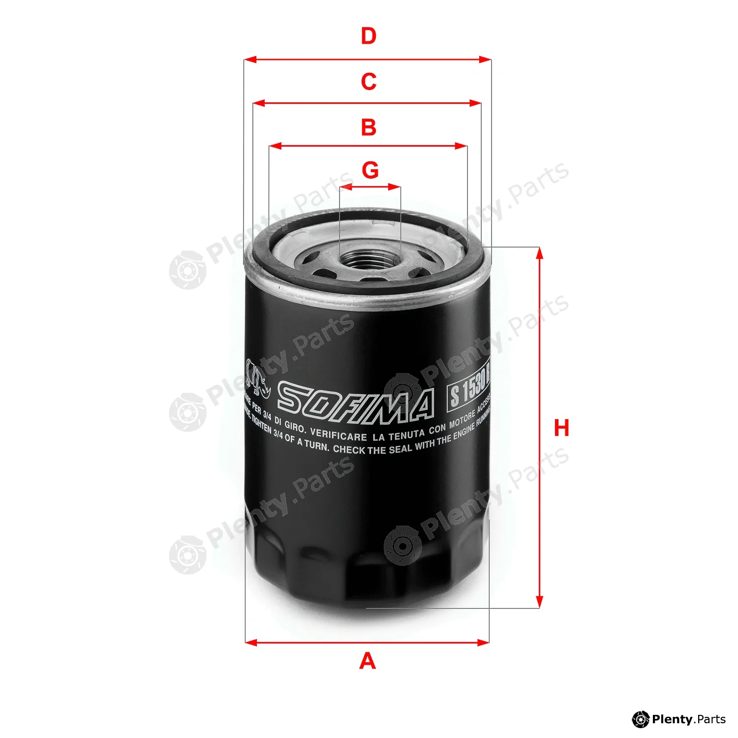 Sofima S1530R — Oil Filter