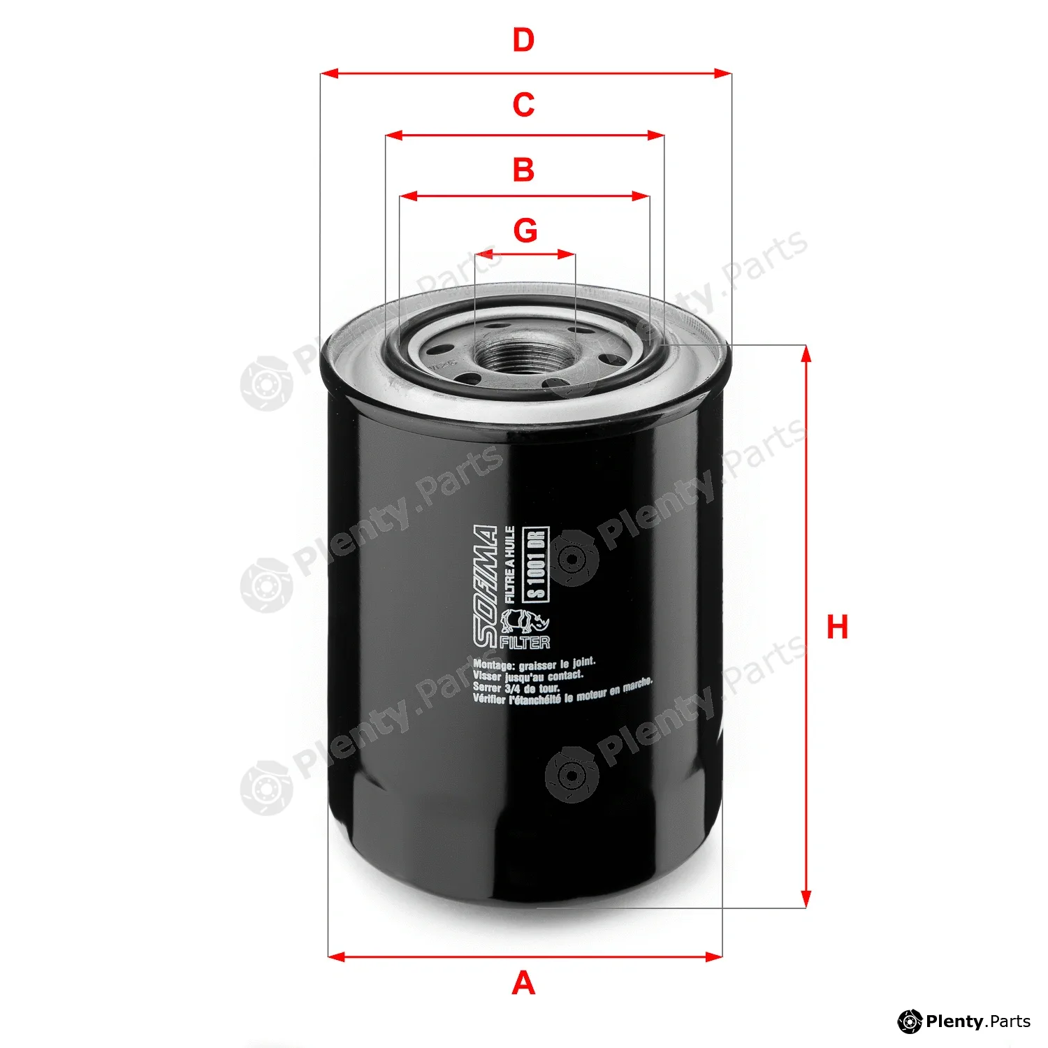 Sofima S1001DR — Oil Filter
