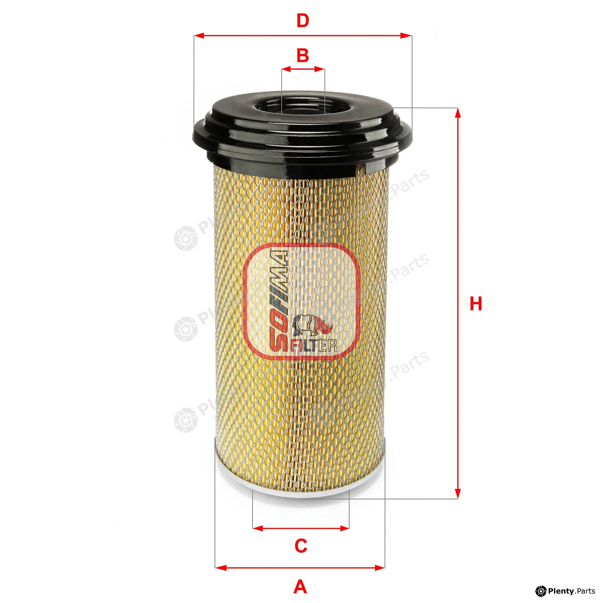 Sofima S7550A — Air Filter