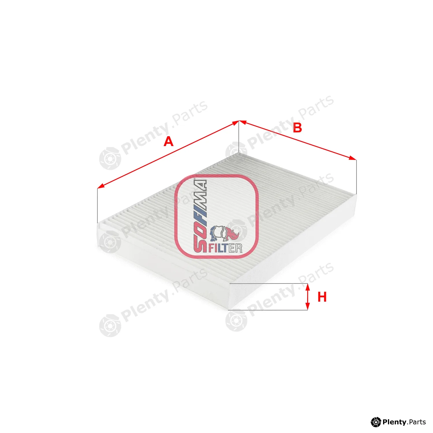 Sofima S3314C — Filter, cabin air