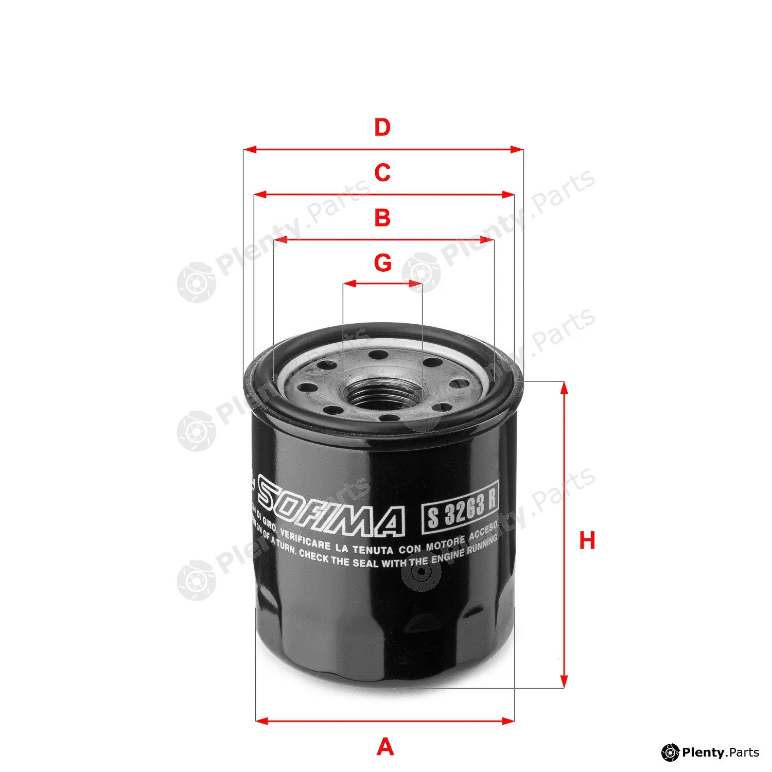 Sofima S3263R — Oil Filter