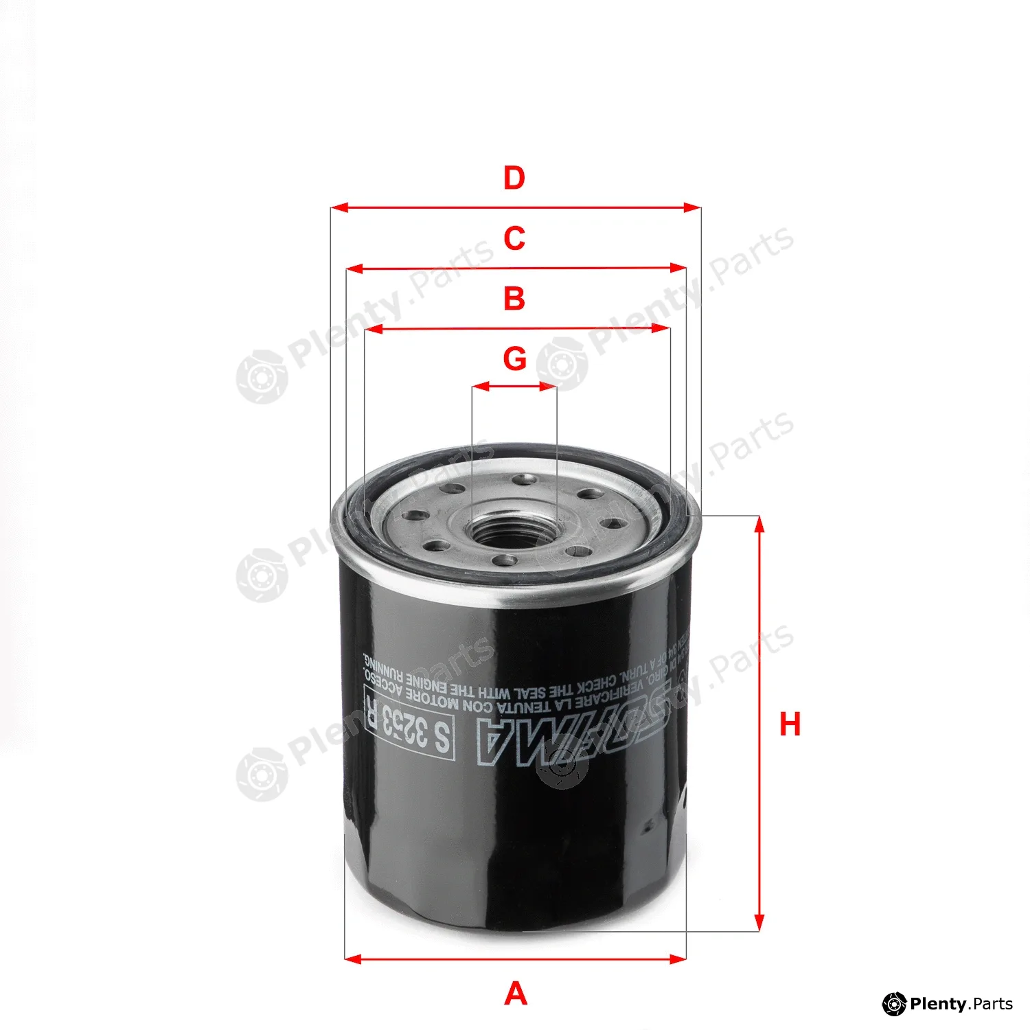 Sofima S3253R — Oil Filter