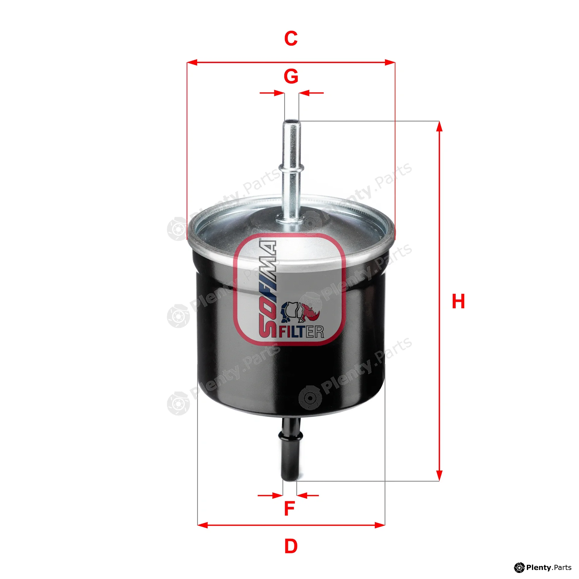 Sofima S1811B — Fuel Filter