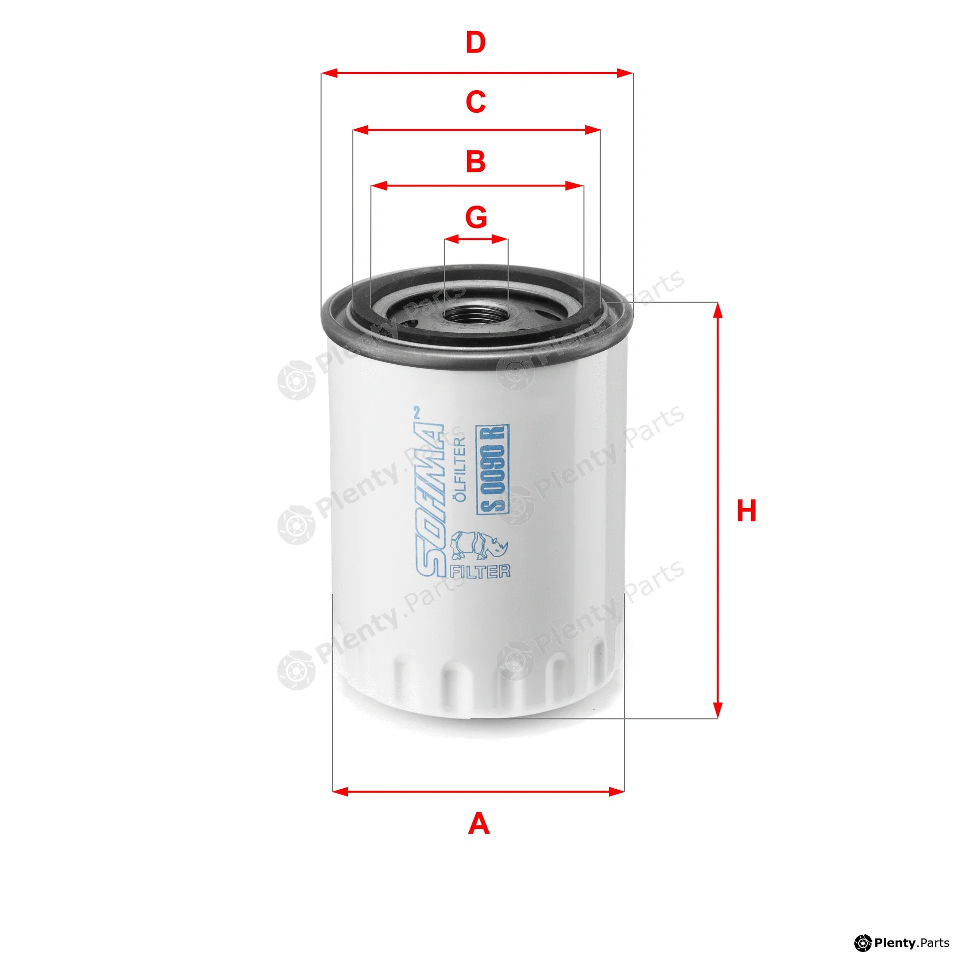 Sofima S0090R — Oil Filter