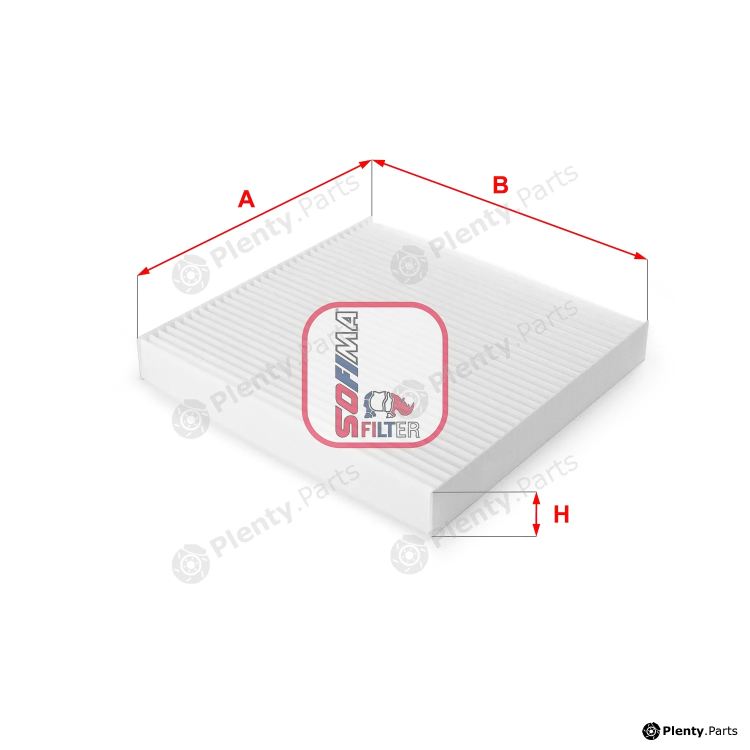 Sofima S3123C — Filter, cabin air