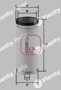 Sofima S7561A — Secondary Air Filter