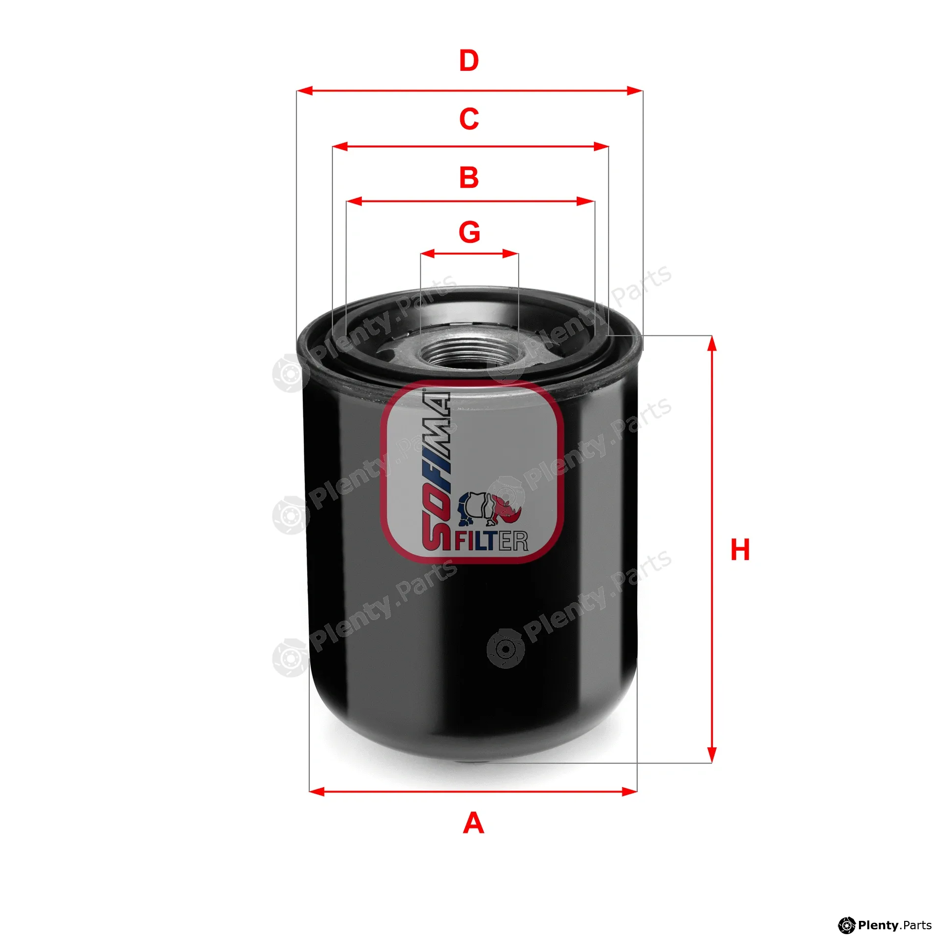 Sofima S7344A — Air Dryer Cartridge, compressed-air system