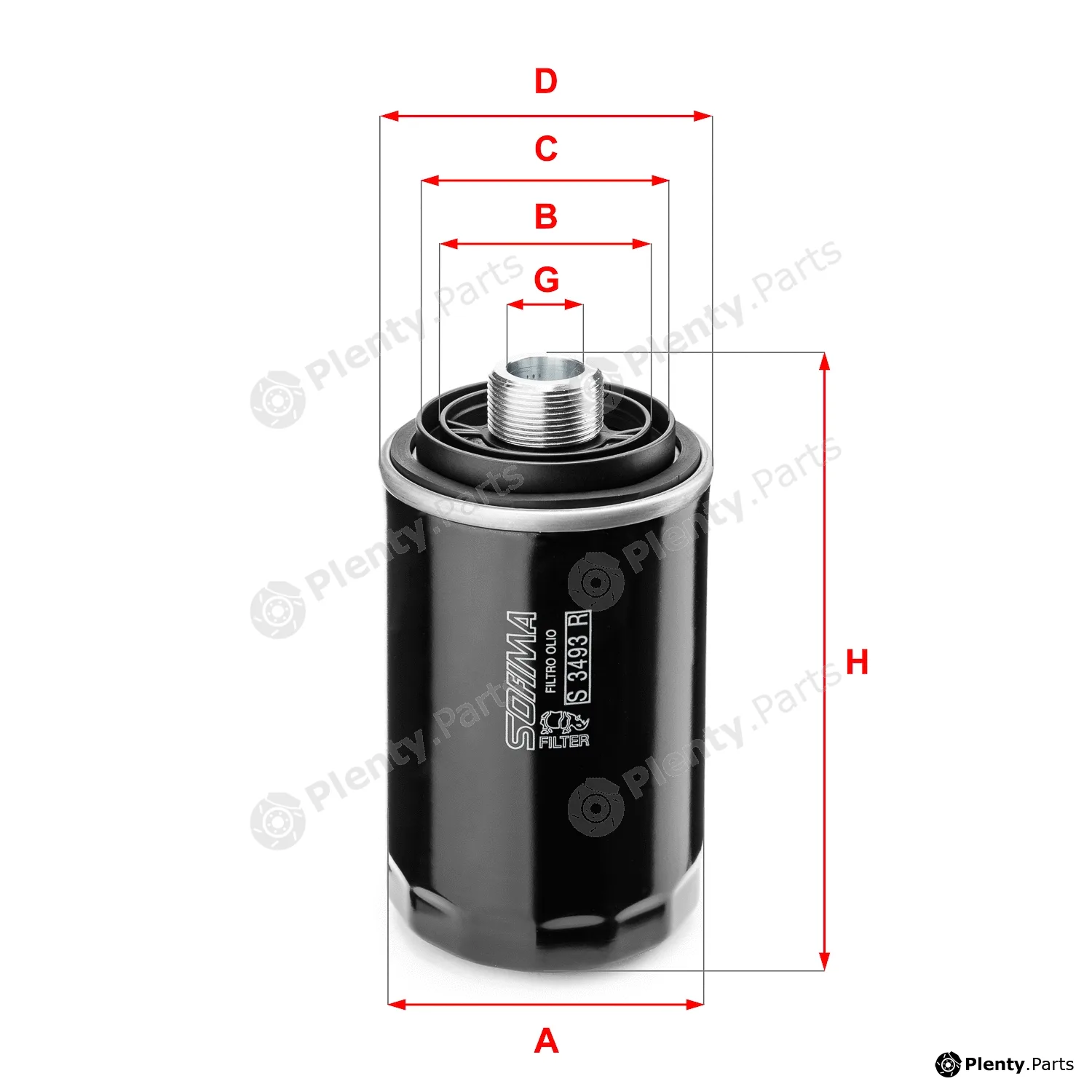 Sofima S3493R — Oil Filter
