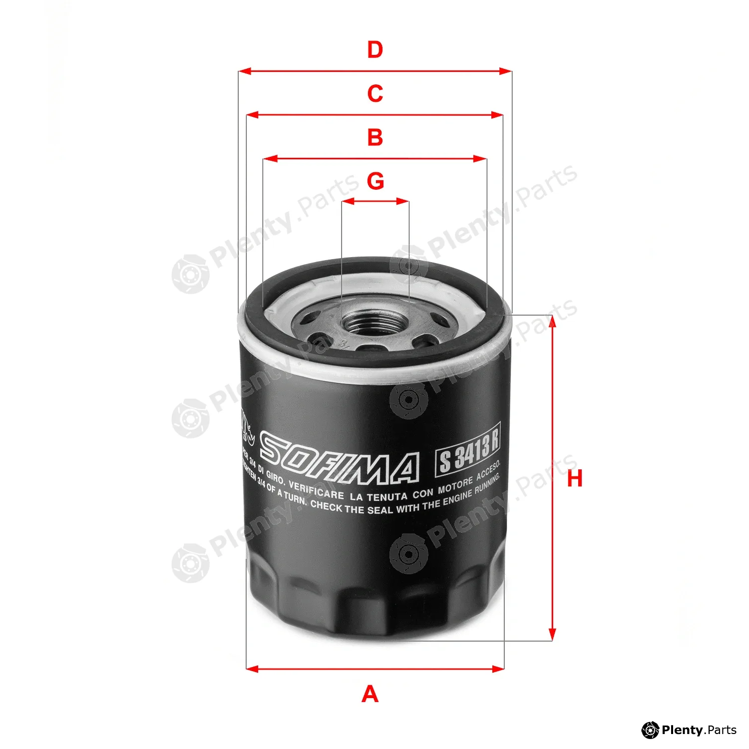Sofima S3413R — Oil Filter