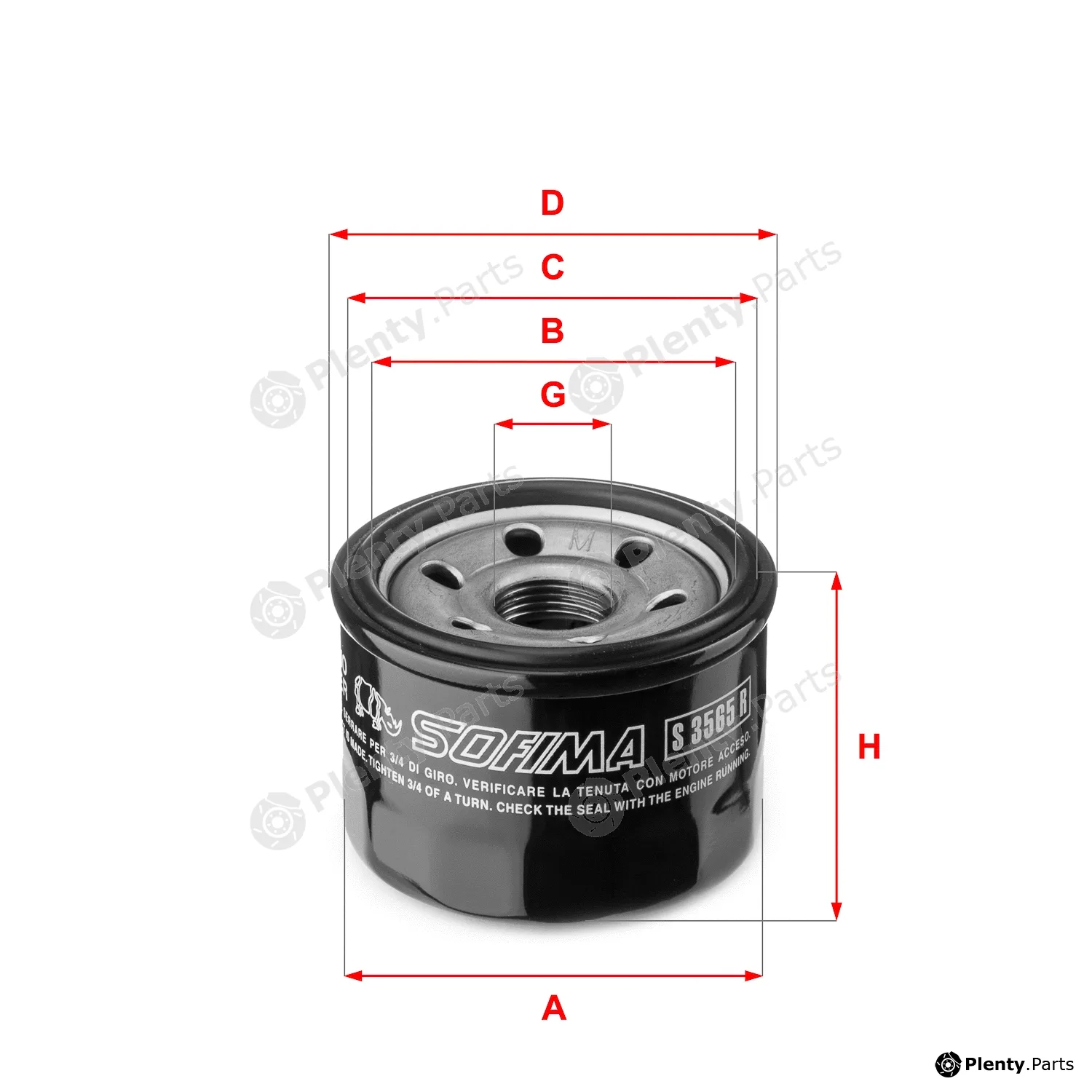 Sofima S3565R — Oil Filter