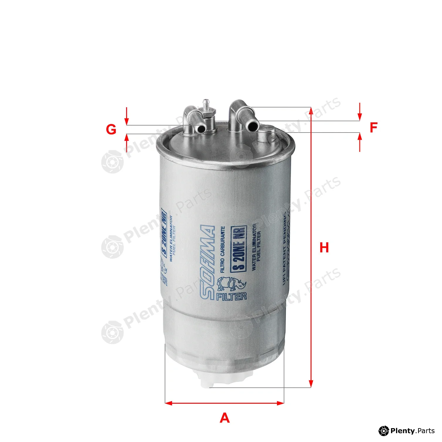Sofima S2ONENR — Fuel Filter