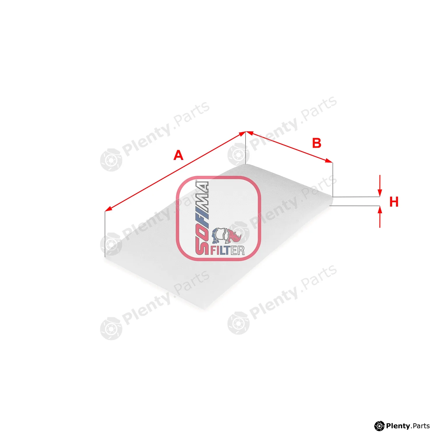 Sofima S3322C — Filter, cabin air