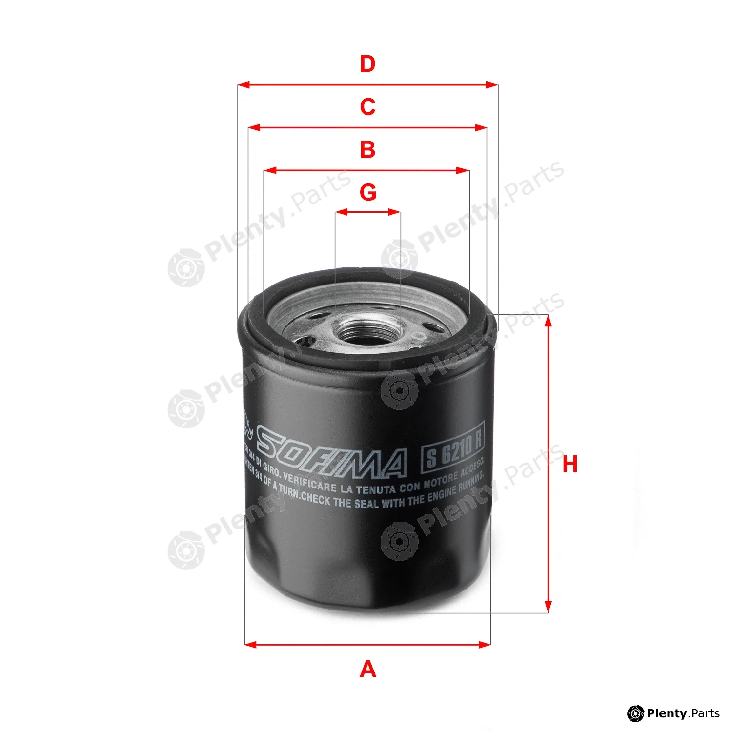 Sofima S6210R — Oil Filter