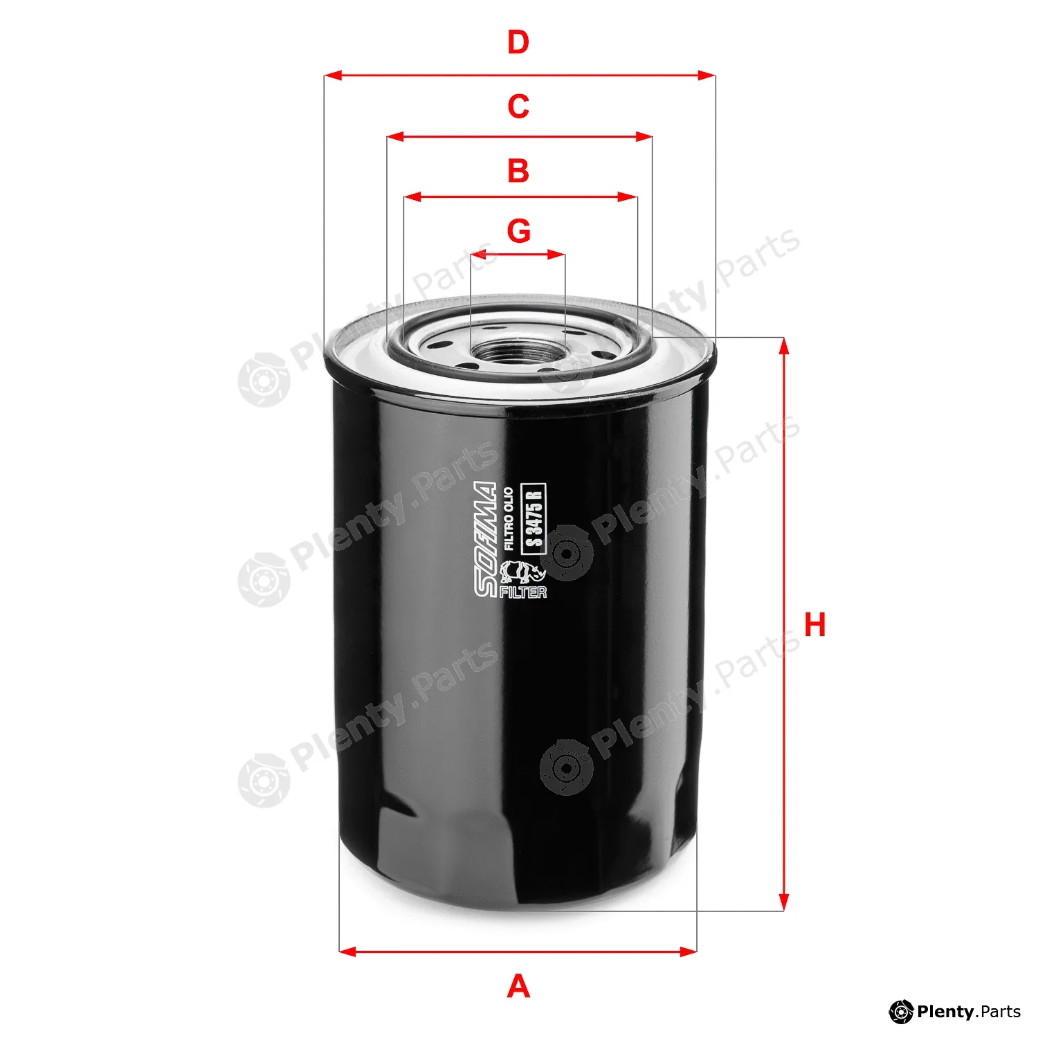 Sofima S3475R — Oil Filter