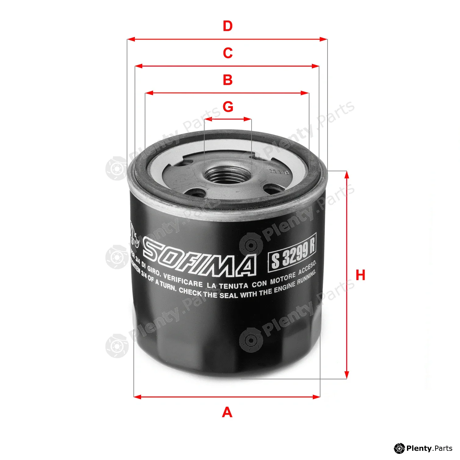Sofima S3299R — Oil Filter