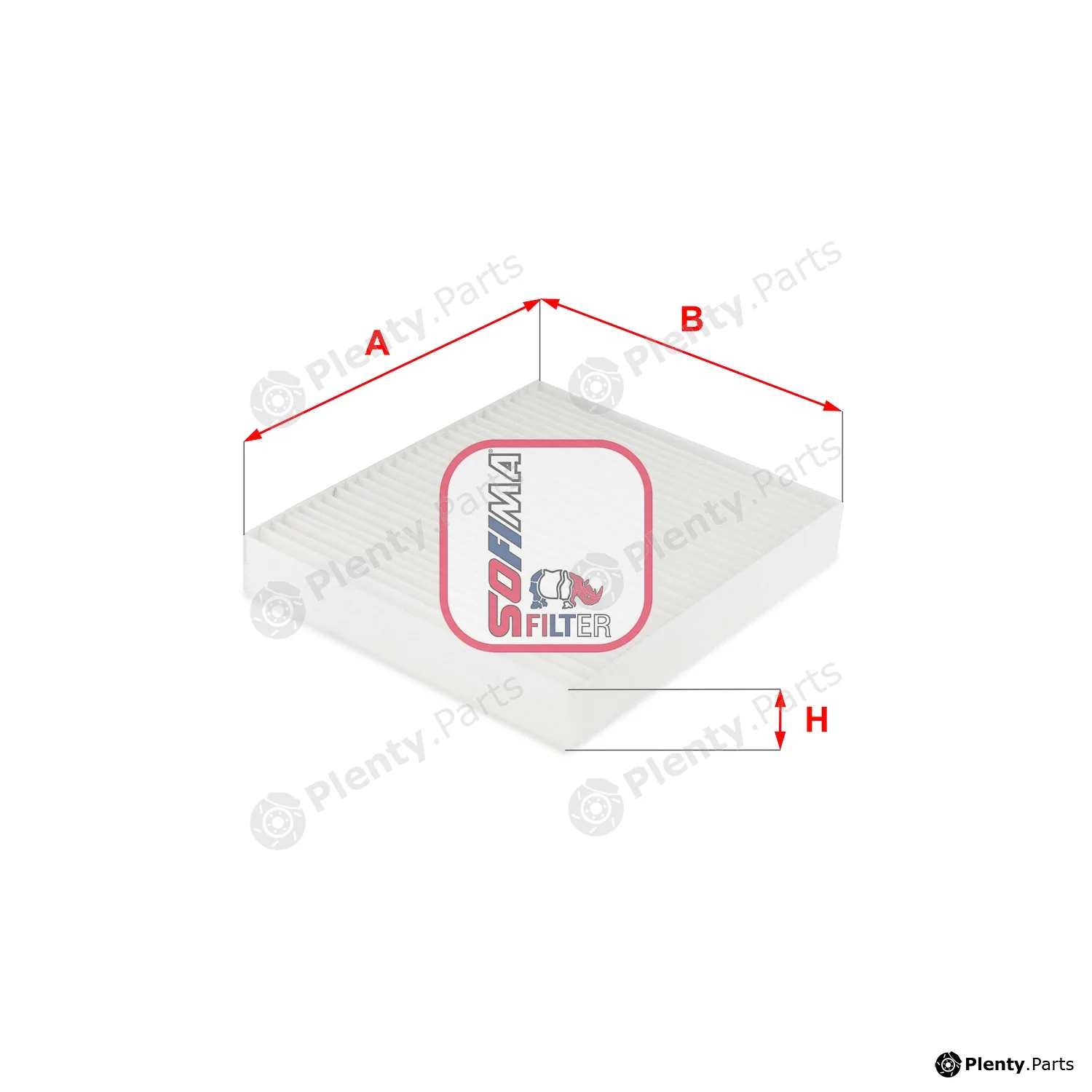 Sofima S3249C — Filter, cabin air