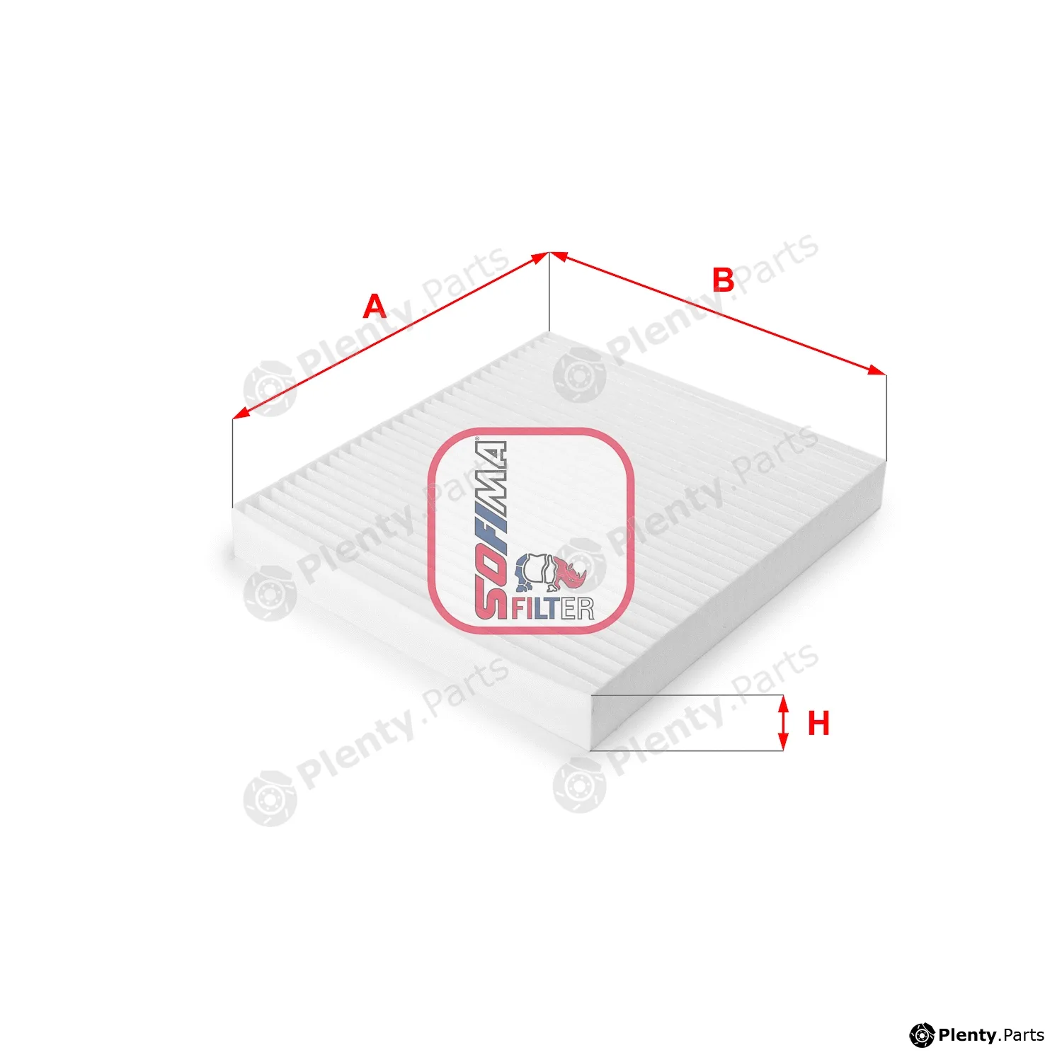 Sofima S3150C — Filter, cabin air