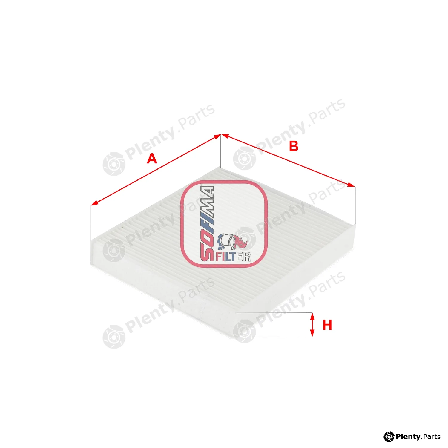 Sofima S3261C — Filter, cabin air