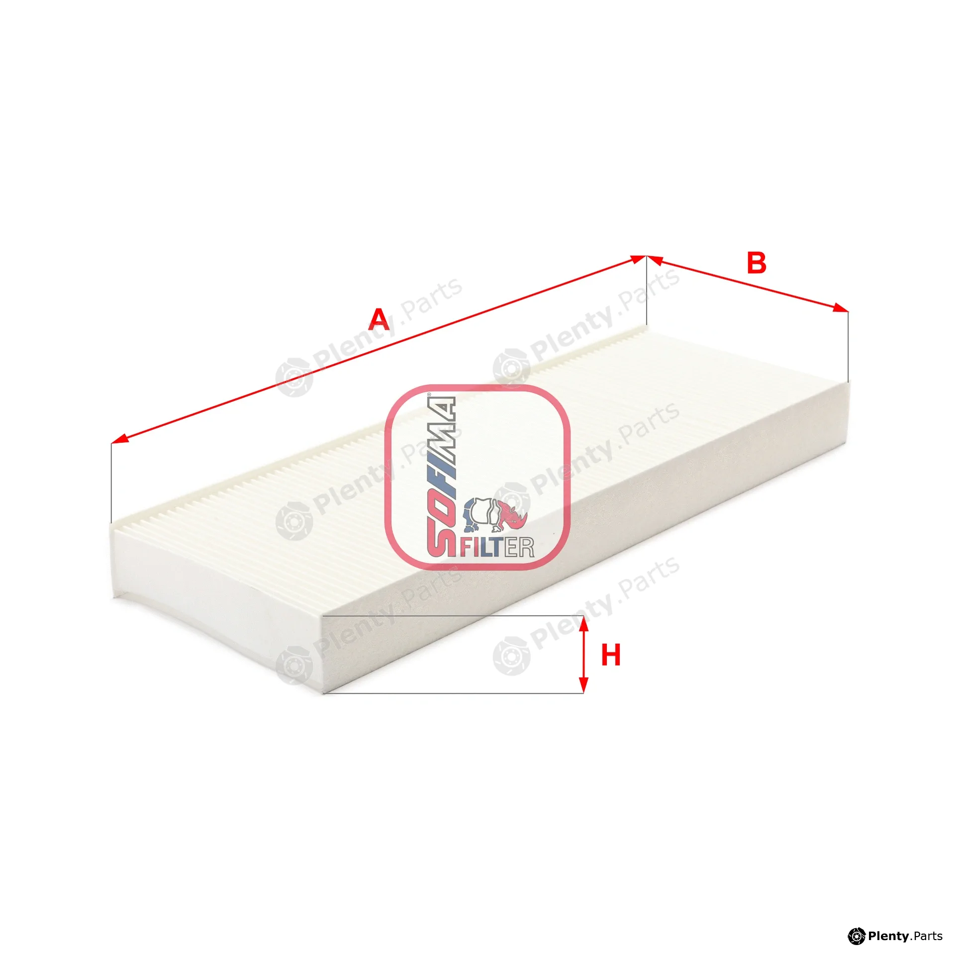 Sofima S3072C — Filter, cabin air