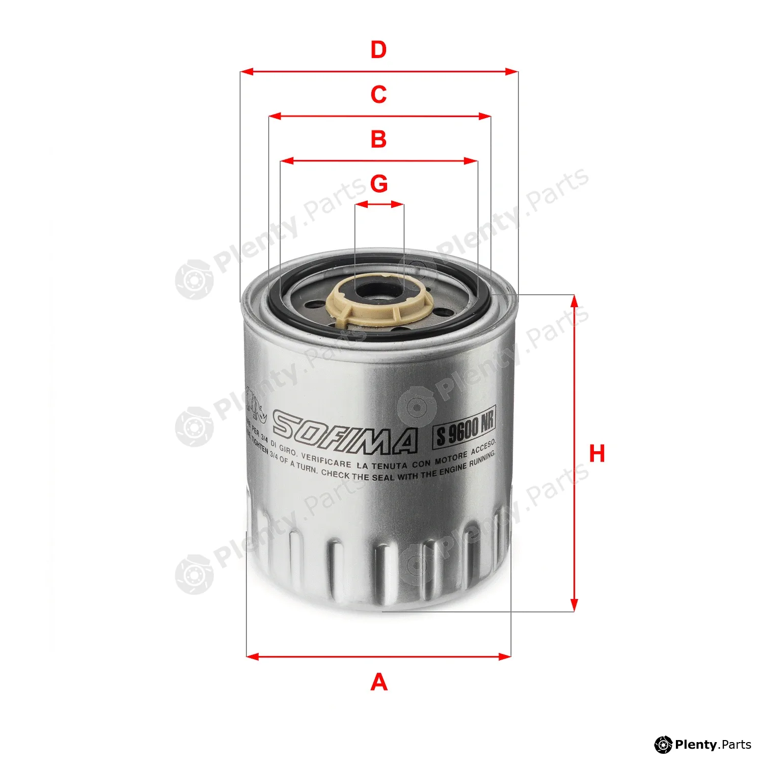 Sofima S9600NR — Fuel Filter