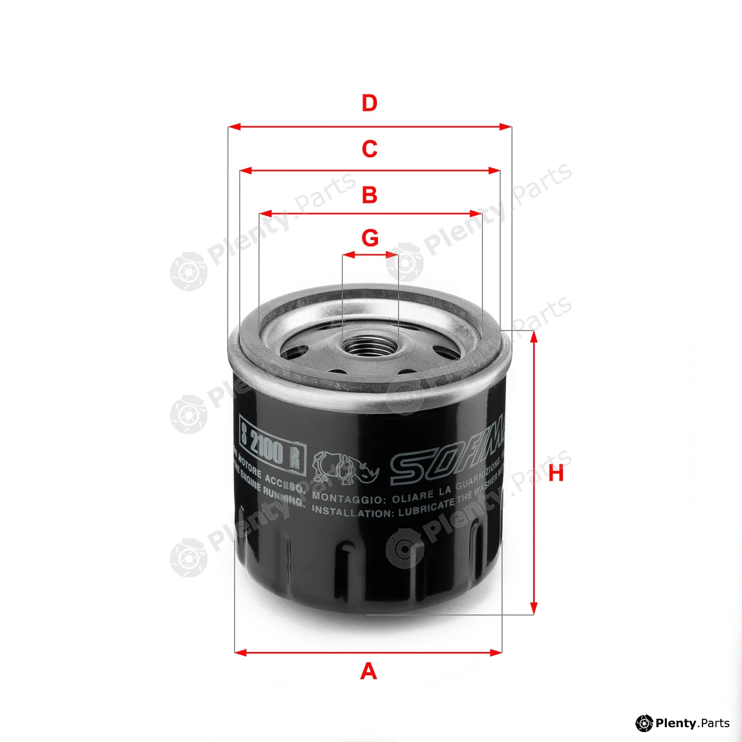 Sofima S2100R — Oil Filter