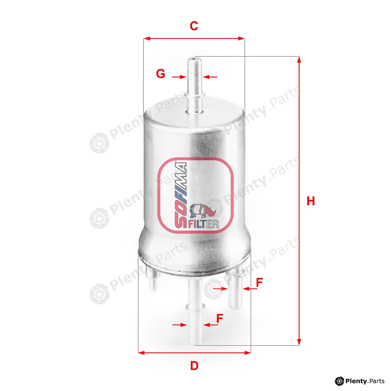 Sofima S1832B — Fuel Filter