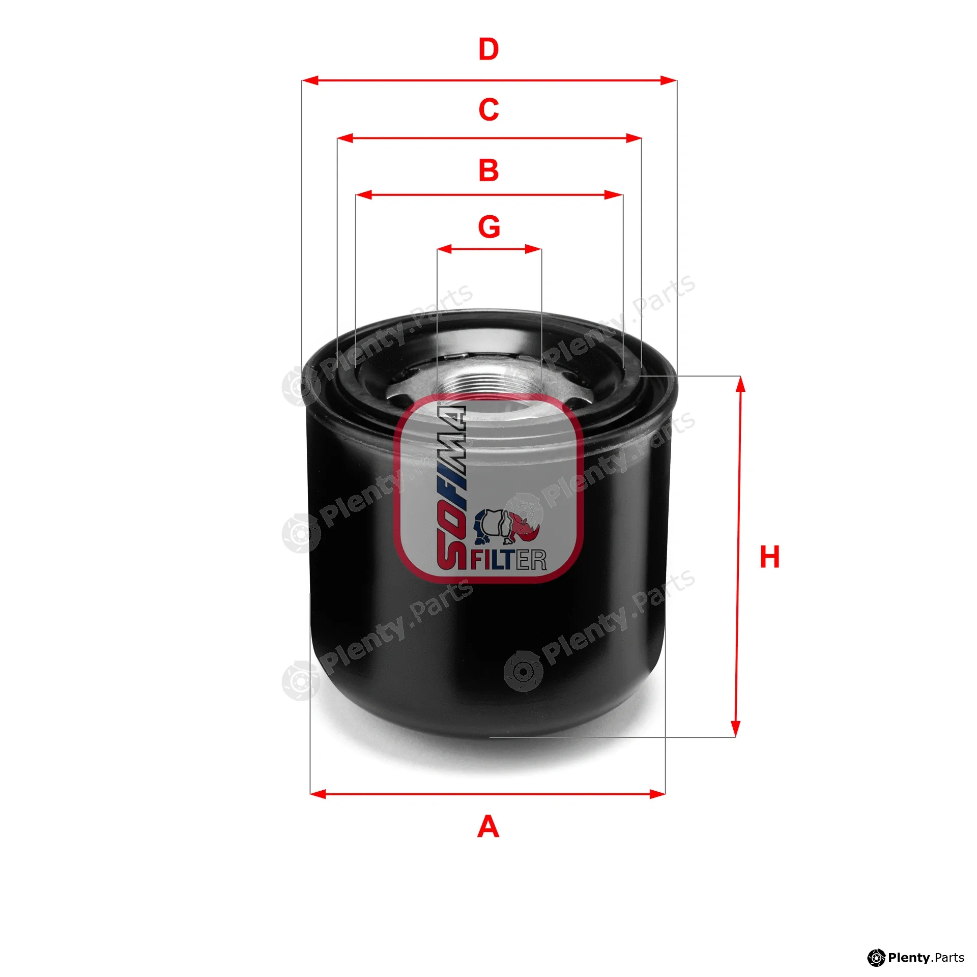 Sofima S7393A — Air Dryer Cartridge, compressed-air system