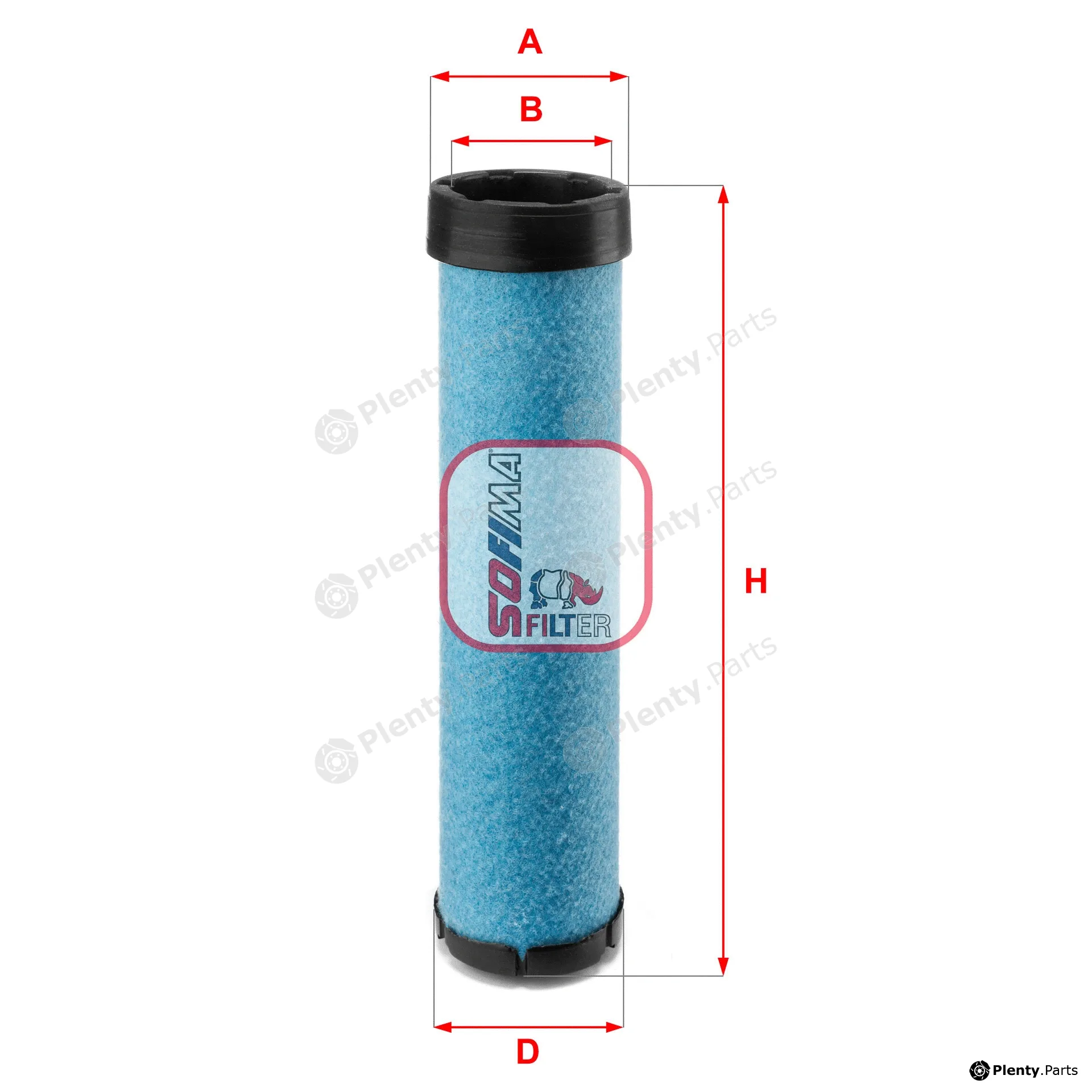 Sofima S7430A — Secondary Air Filter
