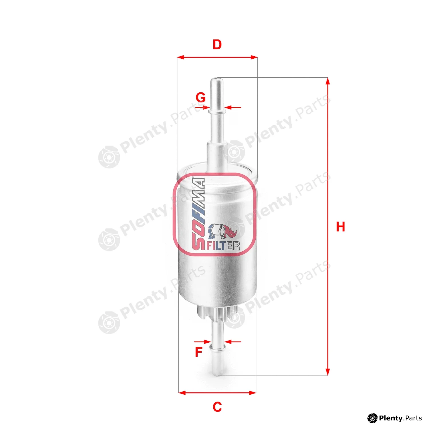 Sofima S1844B — Fuel Filter