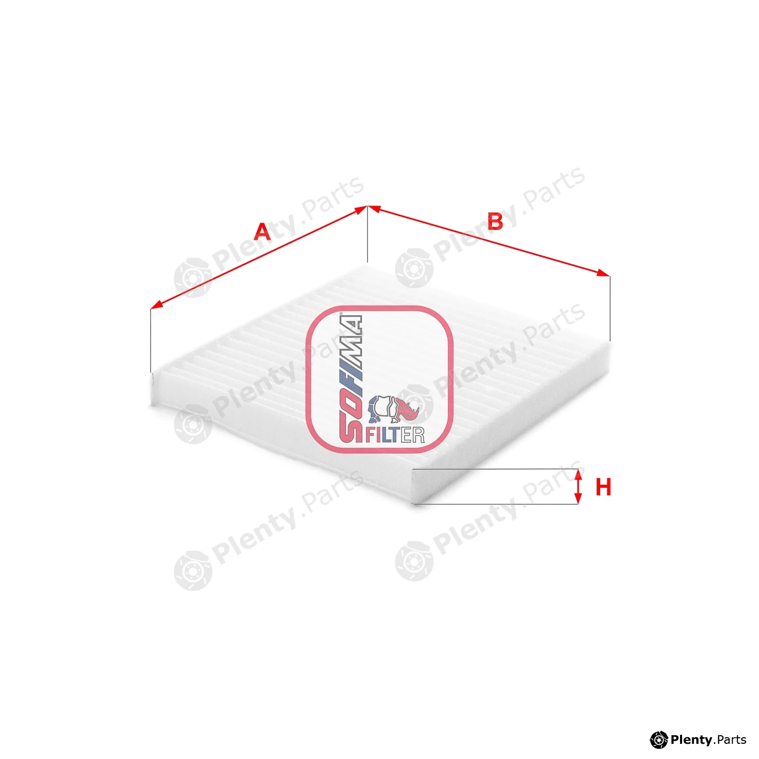 Sofima S3368C — Filter, cabin air