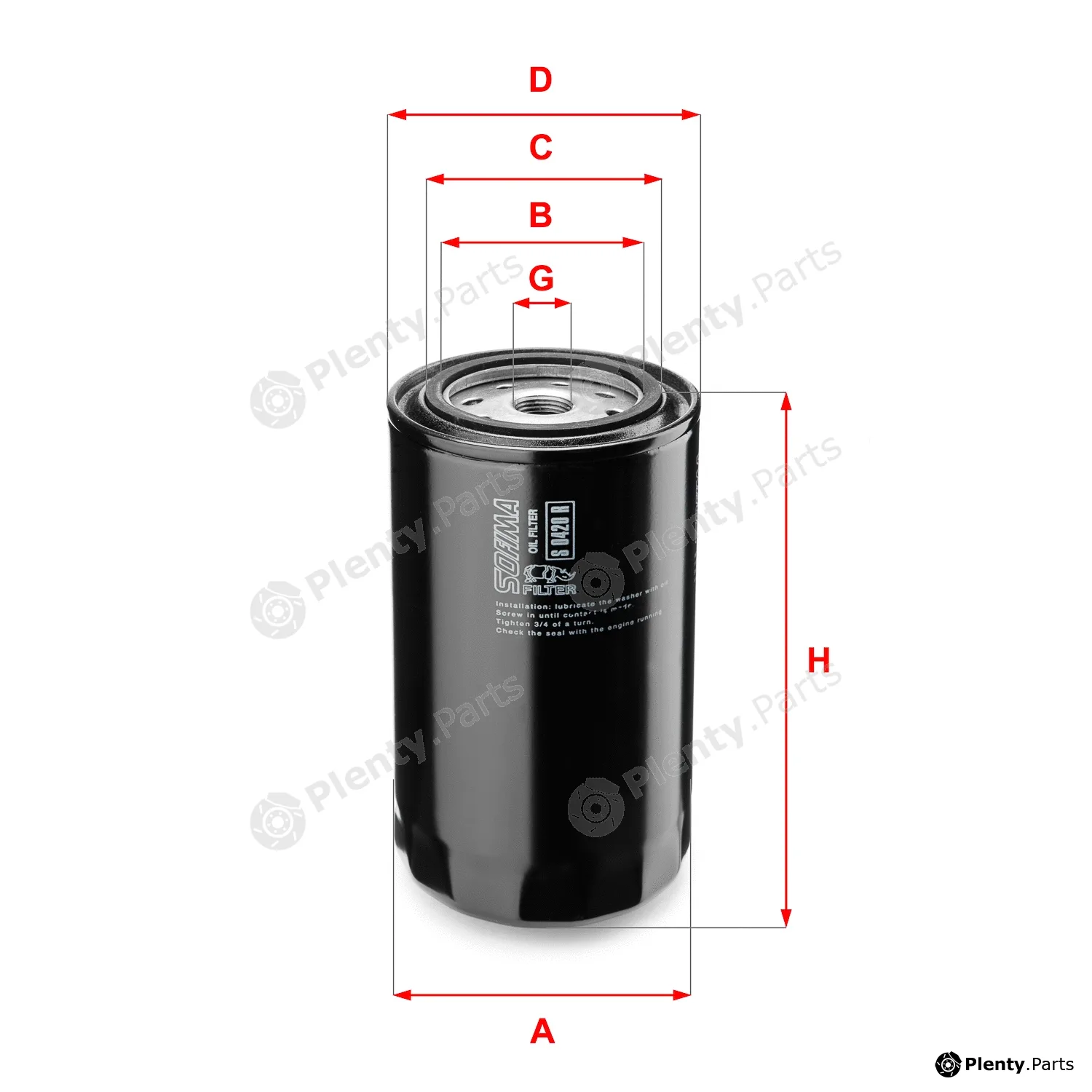 Sofima S0420R — Oil Filter