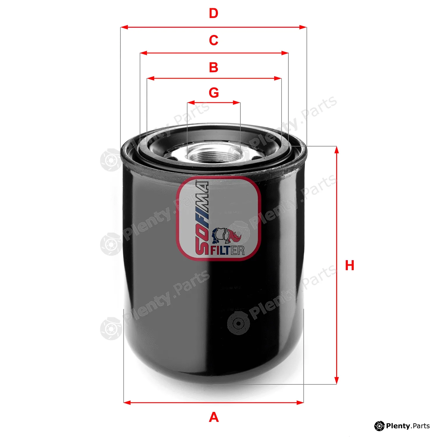 Sofima S7259A — Air Dryer Cartridge, compressed-air system