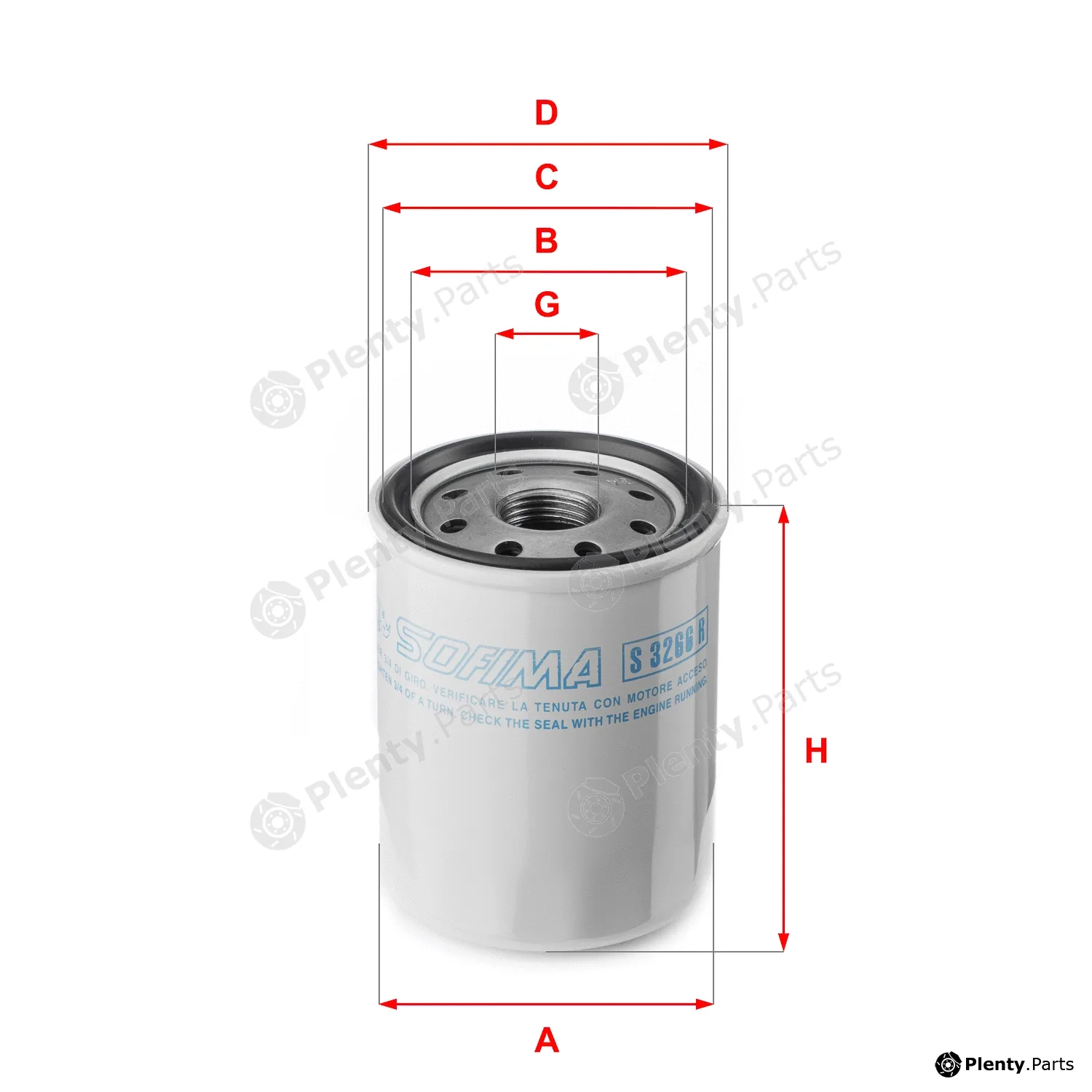 Sofima S3266R — Oil Filter