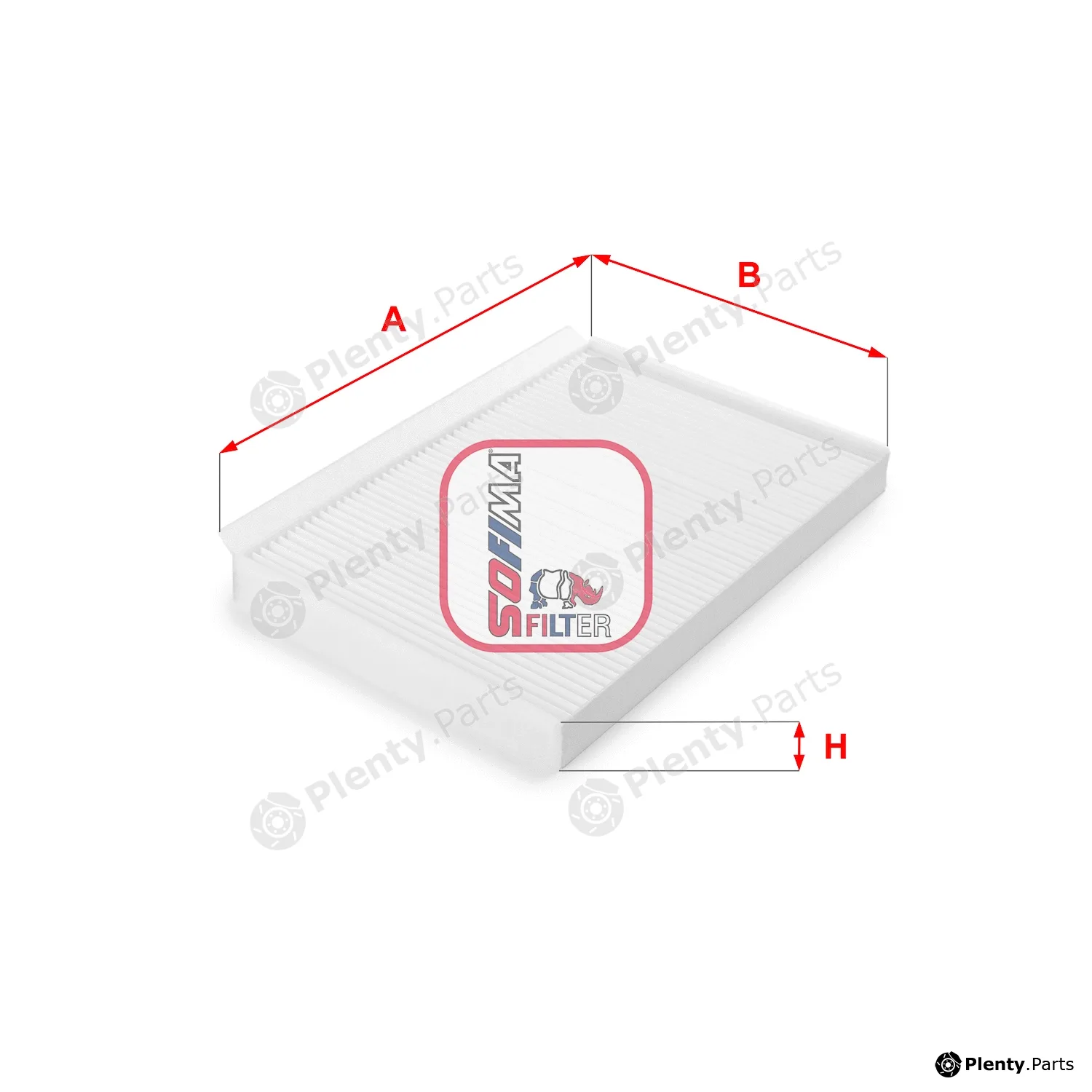 Sofima S3152C — Filter, cabin air