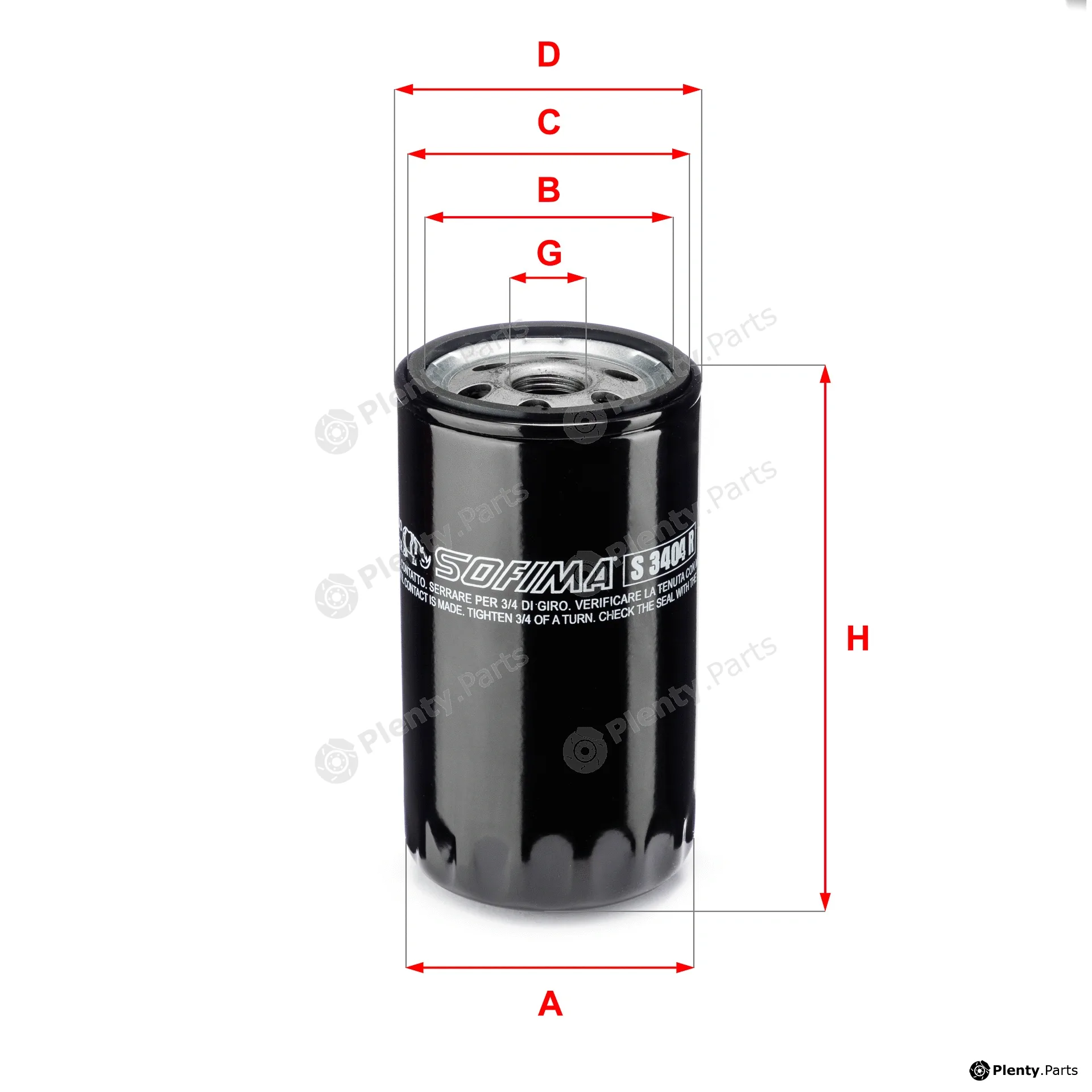 Sofima S3404R — Oil Filter
