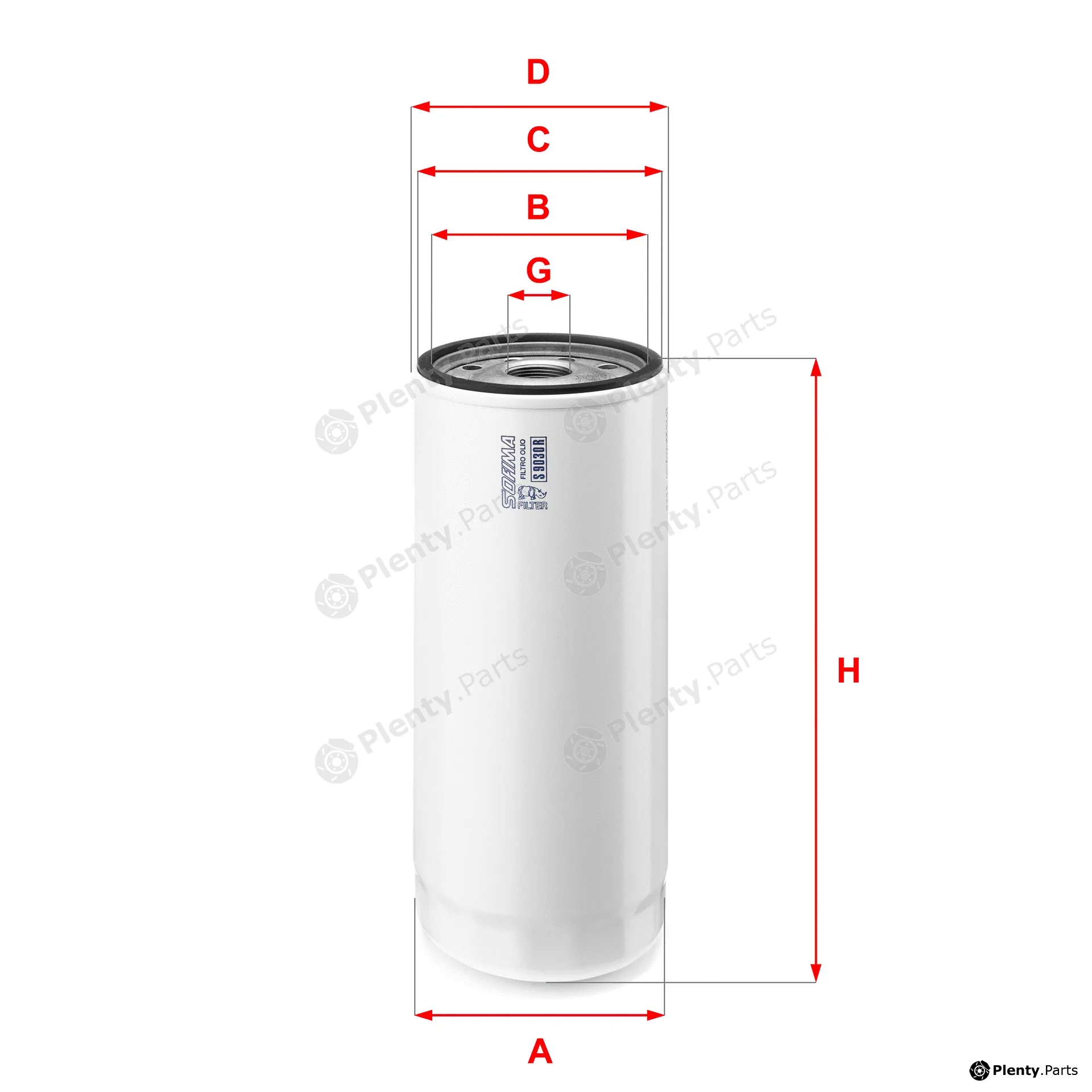 Sofima S9030R — Oil Filter