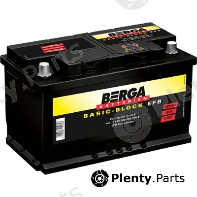 Berga 5805000807902 — Starter Battery Basic Block EFB