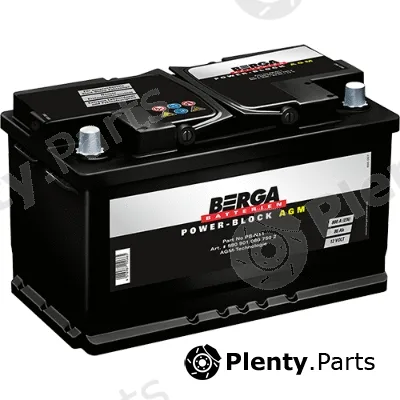 Berga 5809010807502 — Starter Battery Power Block AGM