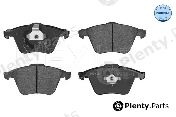 Meyle 0252391218 — Brake Pad Set, disc brake MEYLE-ORIGINAL: True to OE.