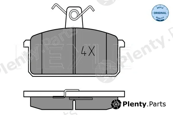 Meyle 0252141814 — Brake Pad Set, disc brake MEYLE-ORIGINAL: True to OE.