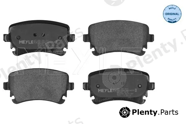 Meyle 0252332617 — Brake Pad Set, disc brake MEYLE-ORIGINAL: True to OE.