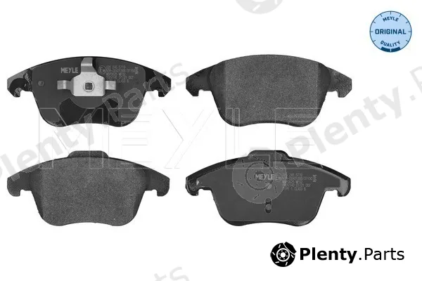 Meyle 0252455719 — Brake Pad Set, disc brake MEYLE-ORIGINAL: True to OE.