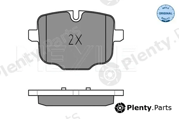 Meyle 0252470318 — Brake Pad Set, disc brake MEYLE-ORIGINAL: True to OE.